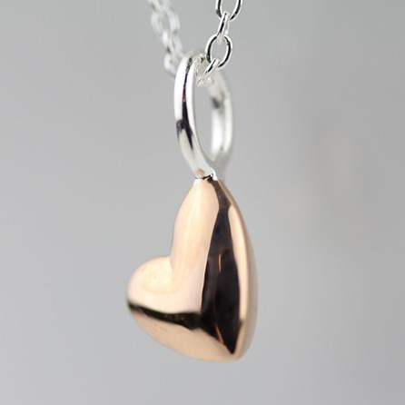 Devotion 18ct Rose Gold Plated Heart Necklace Devotion 18ct Rose Gold Plated Heart Necklace