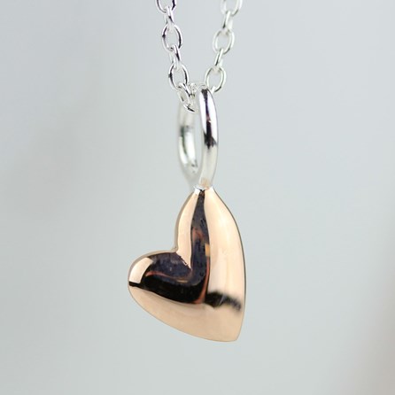 Devotion 18ct Rose Gold Plated Heart Necklace Devotion 18ct Rose Gold Plated Heart Necklace