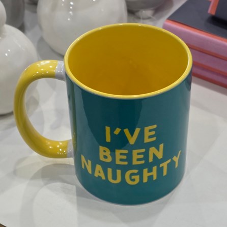 'I've Been Naughty' Christmas Mug