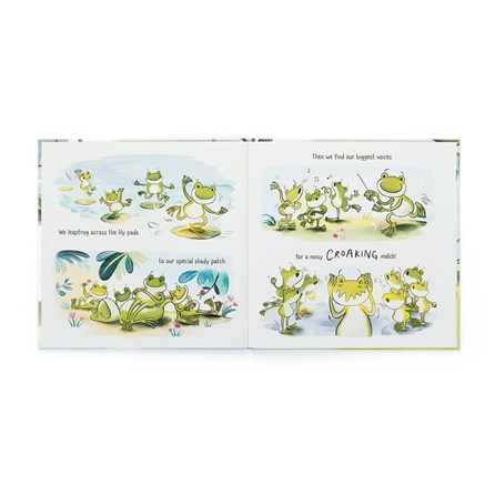 Jellycat A Fantastic Day for Finnegan Frog Book Jellycat A Fantastic Day for Finnegan Frog Book