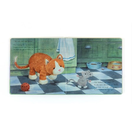 Jellycat Ginger, The Courageous Kitten Book Jellycat Ginger, The Courageous Kitten Book