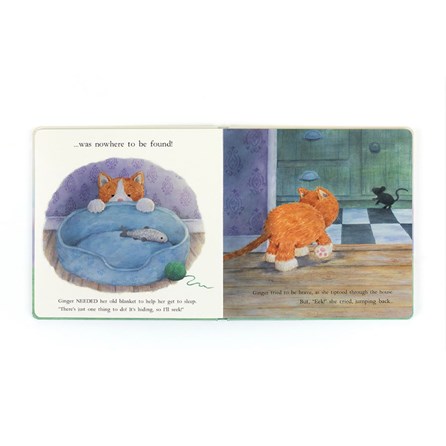 Jellycat Ginger, The Courageous Kitten Book Jellycat Ginger, The Courageous Kitten Book