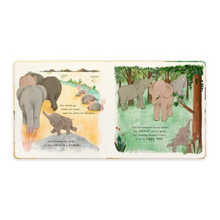 Jellycat Smudge the Littlest Elephant Book Jellycat Smudge the Littlest Elephant Book