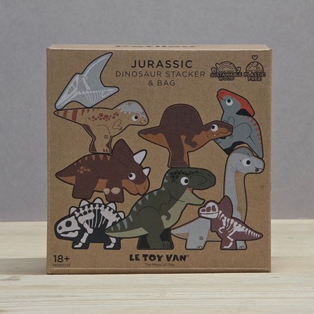 Jurassic Stacking Dinosaurs & Bag