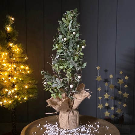 Large Light Up Eucalyptus Tree Decoration