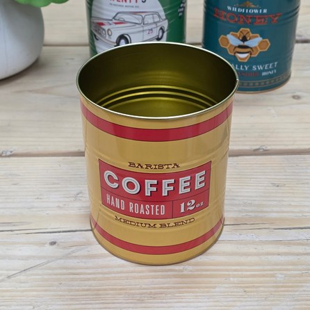 Large Storage Tin - Coffee Large Storage Tin - Coffee