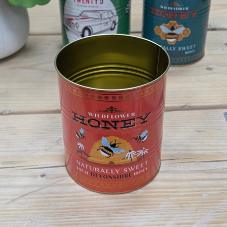 Large Storage Tin - Honey Large Storage Tin - Honey