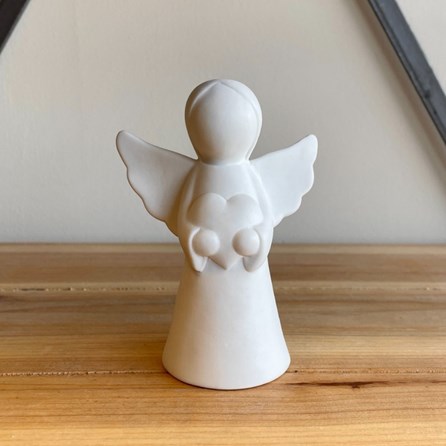 LED Angel with Heart Christmas Ornament LED Angel with Heart Christmas Ornament