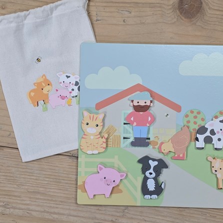 Magnetic Farmyard Picture Board Magnetic Farmyard Picture Board