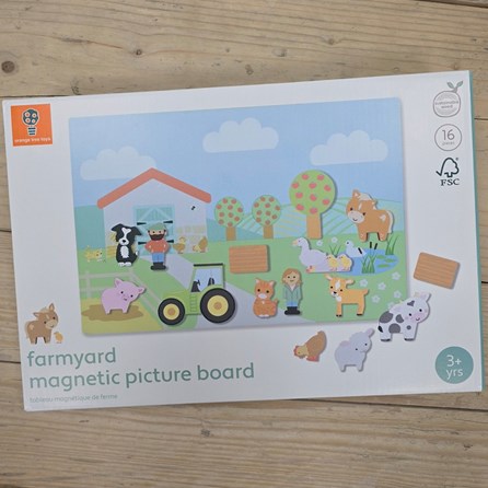 Magnetic Farmyard Picture Board Magnetic Farmyard Picture Board