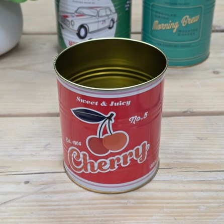 Medium Storage Tin - Cherry Medium Storage Tin - Cherry