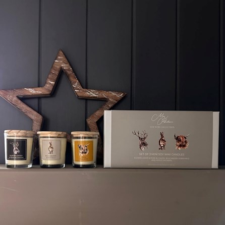 Meg Hawkins 'Favourites' Set of 3 Mini Candles Meg Hawkins 'Favourites' Set of 3 Mini Candles