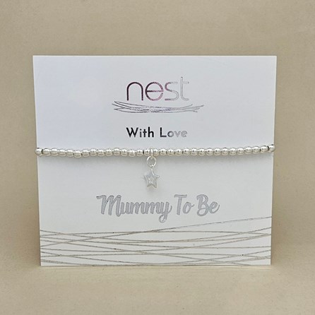 'Mummy To Be' Beaded Charm Bracelet 'Mummy To Be' Beaded Charm Bracelet