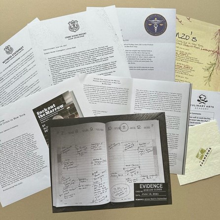 Murder Mystery Case Files - Death By Chef's Knife Murder Mystery Case Files - Death By Chef's Knife