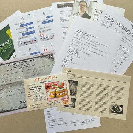 Murder Mystery Case Files - Death By Chef's Knife Murder Mystery Case Files - Death By Chef's Knife