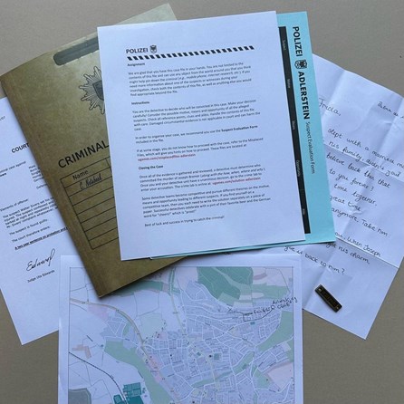 Murder Mystery Case Files - Fire In Adlerstein Murder Mystery Case Files - Fire In Adlerstein