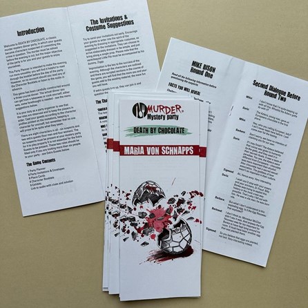 Murder Mystery Party Game - Death By Chocolate Murder Mystery Party Game - Death By Chocolate