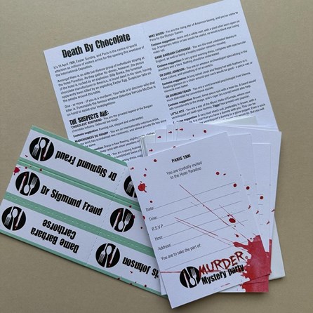 Murder Mystery Party Game - Death By Chocolate Murder Mystery Party Game - Death By Chocolate