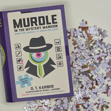 Murdle in the Mystery Mansion 500 Piece Jigsaw Puzzle Murdle in the Mystery Mansion 500 Piece Jigsaw Puzzle