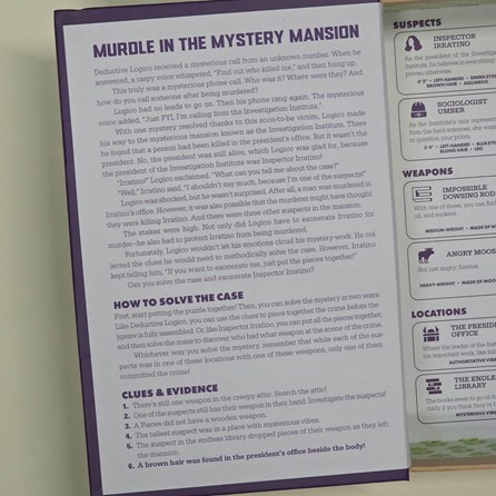 Murdle in the Mystery Mansion 500 Piece Jigsaw Puzzle Murdle in the Mystery Mansion 500 Piece Jigsaw Puzzle