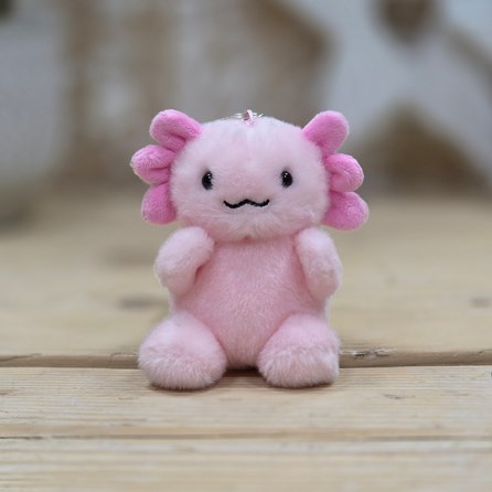 Palm Pals Soft Toy Ax Axolotl Keyring