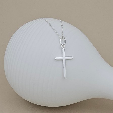 Personalised 925 Silver First Holy Communion Cross Necklace Personalised 925 Silver First Holy Communion Cross Necklace