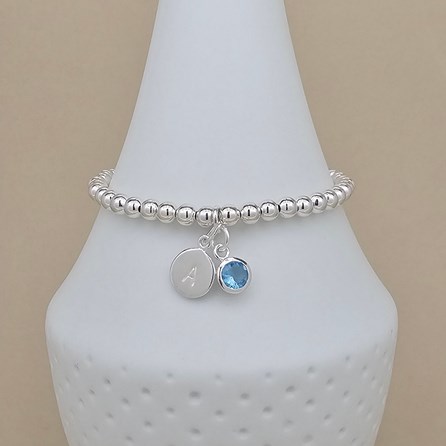 Personalised Birthstone Bracelet Personalised Birthstone Bracelet