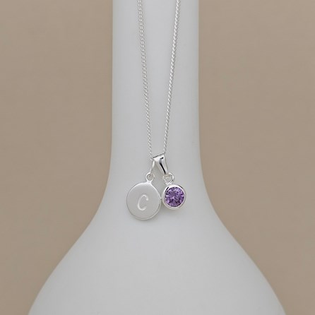 Personalised Birthstone Necklace Personalised Birthstone Necklace