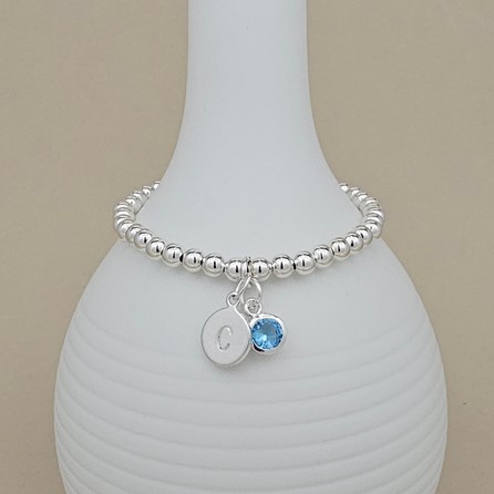 Personalised Children's Birthstone Bracelet Personalised Children's Birthstone Bracelet