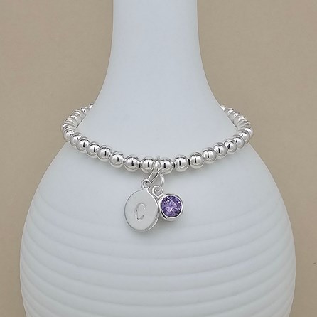 Personalised Children's Birthstone Bracelet Personalised Children's Birthstone Bracelet