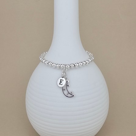 Personalised Children's Eid Moon Charm Bracelet Personalised Children's Eid Moon Charm Bracelet
