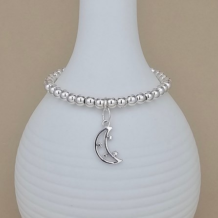 Personalised Children's Eid Moon Charm Bracelet Personalised Children's Eid Moon Charm Bracelet