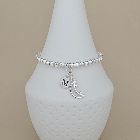 Personalised Eid Moon Charm Bracelet Personalised Eid Moon Charm Bracelet