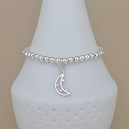 Personalised Eid Moon Charm Bracelet Personalised Eid Moon Charm Bracelet