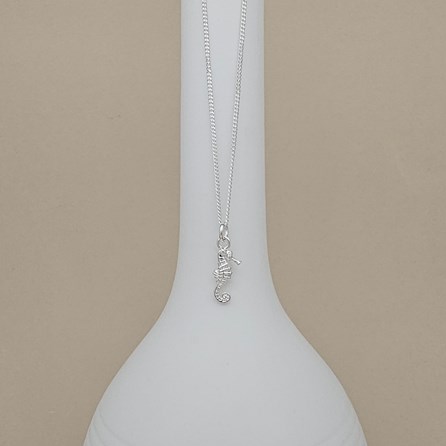 Personalised Sterling Silver Seahorse Necklace Personalised Sterling Silver Seahorse Necklace