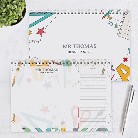 Personalised Teacher A4 Desk Planner Personalised Teacher A4 Desk Planner