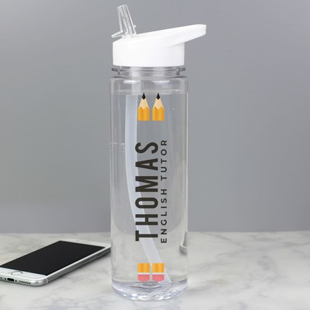 Personalised Teacher Water Bottle Personalised Teacher Water Bottle