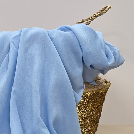 Plain Lightweight Tassel Scarf in Blue Plain Lightweight Tassel Scarf in Blue