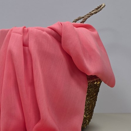 Plain Lightweight Tassel Scarf in Coral Pink Plain Lightweight Tassel Scarf in Coral Pink