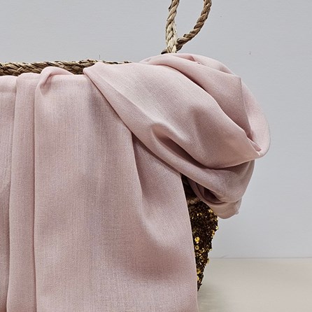 Plain Lightweight Tassel Scarf in Dusky Pink Plain Lightweight Tassel Scarf in Dusky Pink