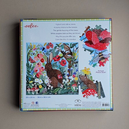 Poppy Bunny 1,000 Piece Jigsaw Puzzle Poppy Bunny 1,000 Piece Jigsaw Puzzle