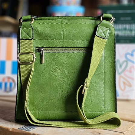 Postman Lock Satchel Bag in Green Postman Lock Satchel Bag in Green