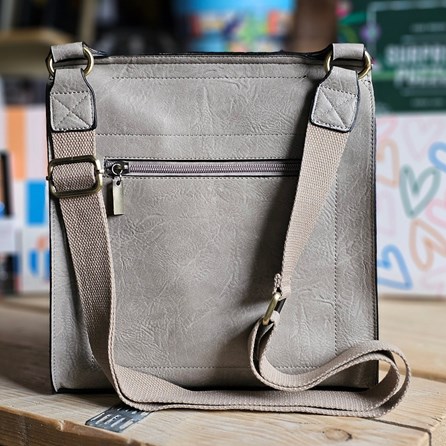 Postman Lock Satchel Bag in Light Grey Postman Lock Satchel Bag in Light Grey