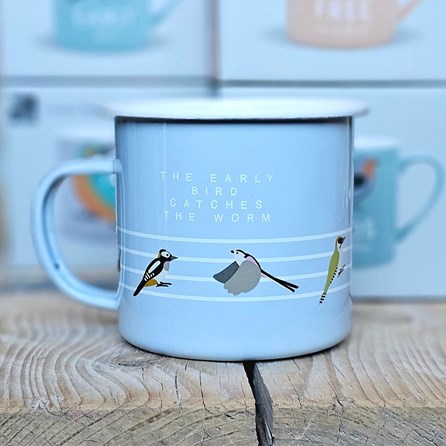 RSPB Enamel Mug - Free as a Bird RSPB Enamel Mug - Free as a Bird