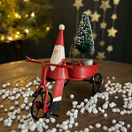 Santa on a Tricycle Christmas Decoration Santa on a Tricycle Christmas Decoration