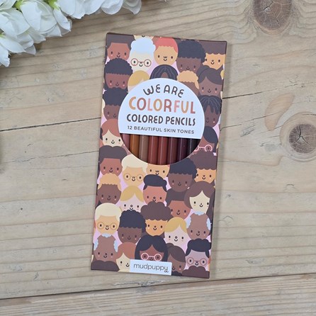 Set of 12 Skin Tone Coloured Pencils Set of 12 Skin Tone Coloured Pencils
