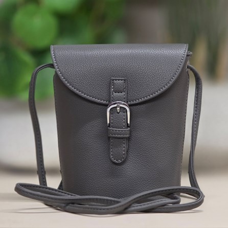 Small Cross Body Bag in Dark Grey Small Cross Body Bag in Dark Grey