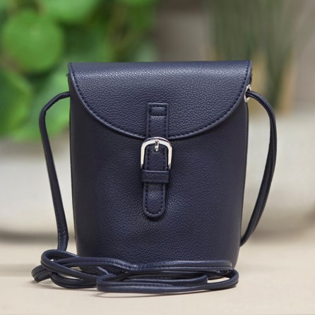 Small Cross Body Bag in Navy Blue Small Cross Body Bag in Navy Blue