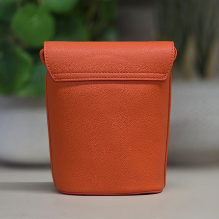 Small Cross Body Bag in Orange Small Cross Body Bag in Orange