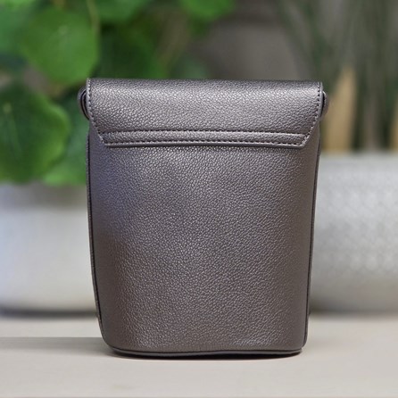 Small Cross Body Bag in Pewter
